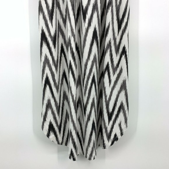 Banana Republic Dress Chevron Cross Back Sleeveless Jersey Midi - Picture 6 of 12